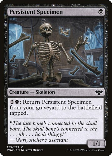 Persistent specimen - persistent, (125)