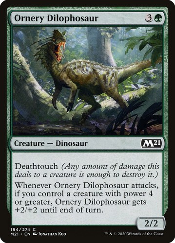 Ornery dilophosaur core - ornery, (194)